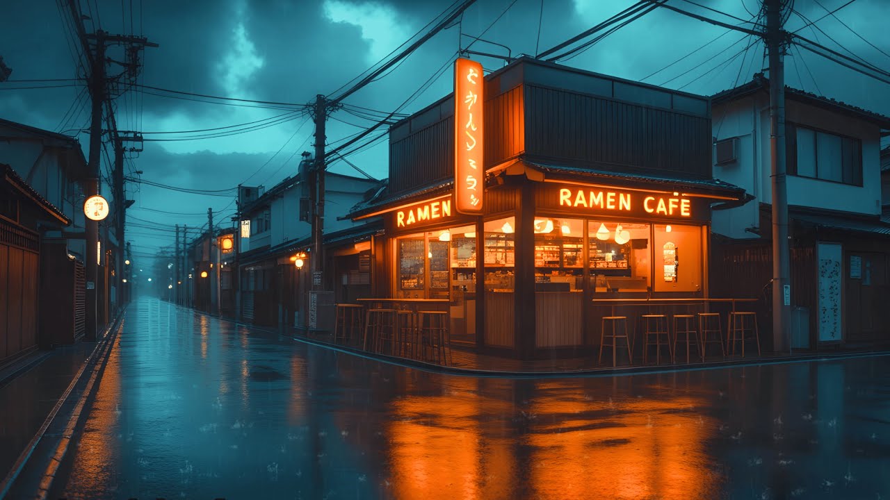 Tokyo Rain Lofi 🌧️ Soft Retro Beats for Deep Sleep & Focus