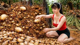 [TIMELAPSE] -- 388 Days Harvesting A Lot Of Palm Pupae, Silkworm, Star Fruit, bananas Go To Sell