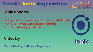 Create Ionic Application