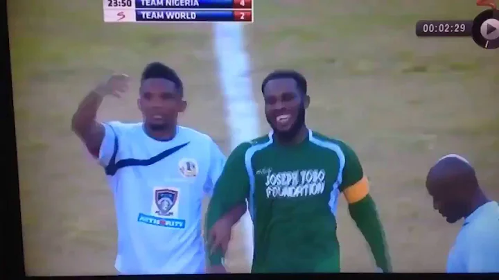 Funny moment Samuel Eto'o wanted Jay Jay Okocha taken off because he was too good