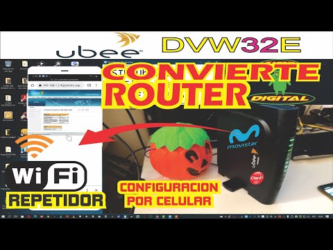 CONVIERTE ROUTER A REPETIDOR WIFI DESDE CELULAR | UBEE DVW32E | Access Point ?✅