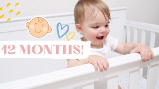 JACKSON'S 12 MONTH BABY UPDATE ✨ | sleeping, eating, weaning, walking  1 year baby milestones!