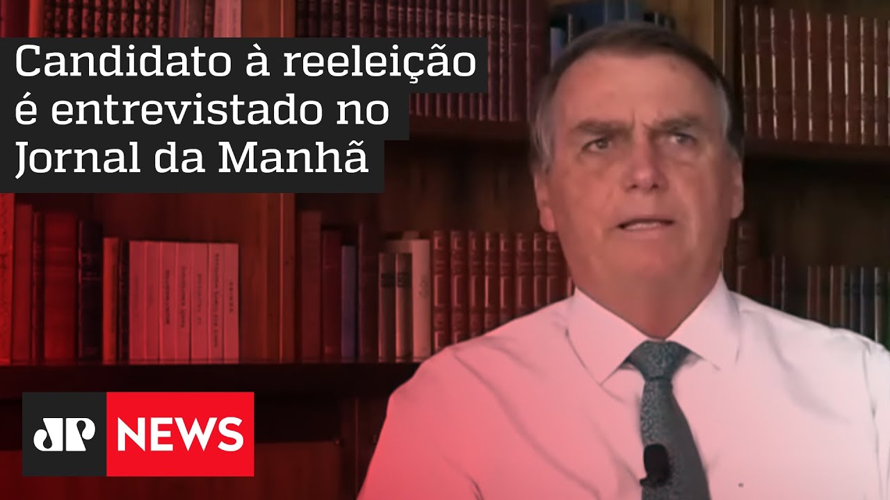 Jair Bolsonaro é sabatinado pela Jovem Pan; acompanhe na íntegra