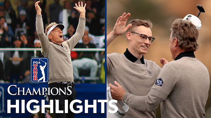 Bernhard & Jason Langer’s winning highlights | PNC Championship | 2024