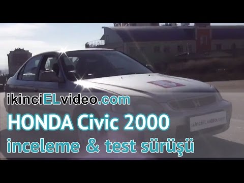 Honda Civic 2000 Model İnceleme ve Test Sürüşü ikinciELvideo.com