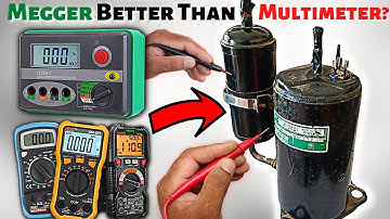 I Tested Compressor With Insulation Resistance, Is Multimeter Better?