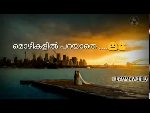 Mozhikalil parayathe Lyricsmounammalayalam lyricswhats app status