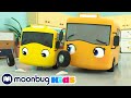 Бастер Убирается с Мамой | Автобус Бастер | Go Buster | Moonbug Kids