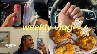 WEEK IN THE LIFE  OF A NURSE🪩✨ 👩🏾‍⚕️( HAIR DONE NAILS DONE EVERYTHING DID🙂‍↕️)