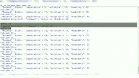 Iot based smart crop protection system
