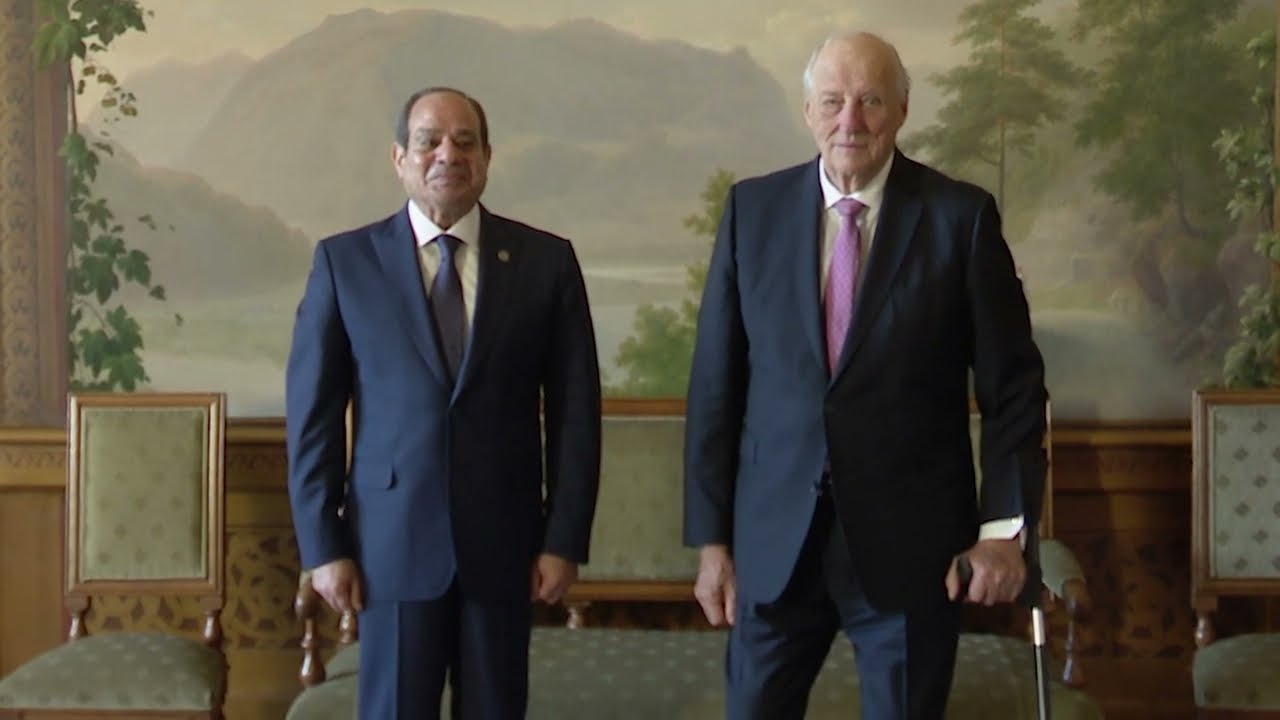 نشاط السيد الرئيس خلال زيارة سيادته لمملكة النرويج والتوجه إلى العاصمة الأيرلندية 