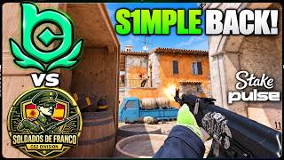 S1MPLE IS BACK! BC.Game vs. Soldados Franco | Highlights Stake Pulse Beat III Open Qualifier #bcg