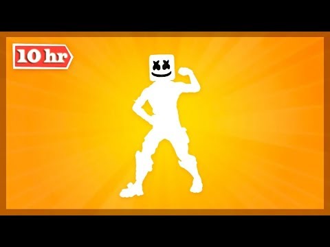 Skin Marshmello Bailando Gesto Marshando Por 10 Horas Fortnite Battle Royale Youtube - bailando el baile de el ikonik en roblox youtube
