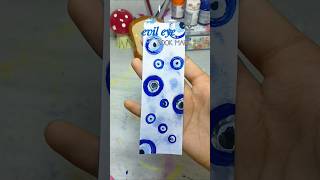 DIY evil eye Book Mark 🧿.. #diy #bookmark #evileye