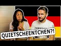 American Girlfriend Tries HARD to pronounce GERMAN WORDS!