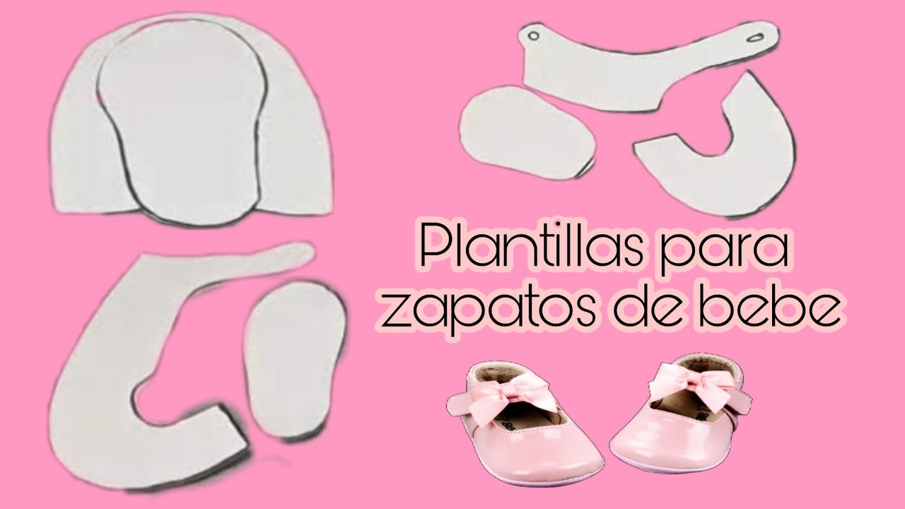 Dar Consultar mermelada Plantillas para hacer zapatos de bebe en pasta de goma.. - YouTube