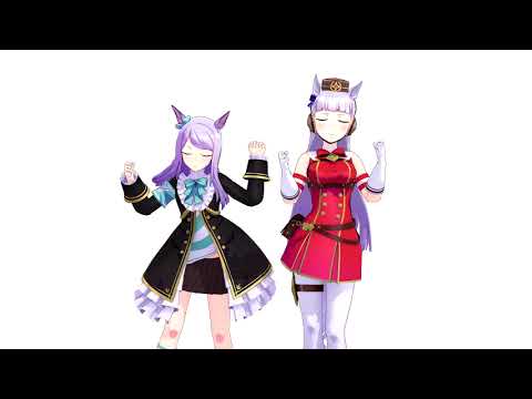 【ウマ娘 MMD】Ketsu Drum ゴルシ & マックイーン