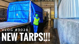 NEW TARPS!!! | My Trucking Life | Vlog #3028