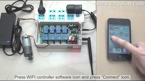 Switchable Smartphone Wi Fi Controller Voltage Output for DC Motor iOS system)
