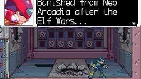 Megaman Zero 3 Submerged Library Stage Speed Run Hard mode