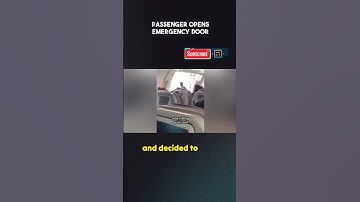 passenger open emergency door...!!! #viral #shorts #video