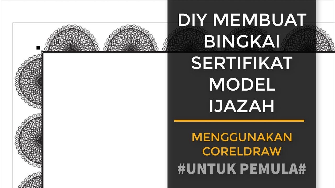 DIY MEMBUAT FRAME SERTIFIKAT #UNTUK PEMULA