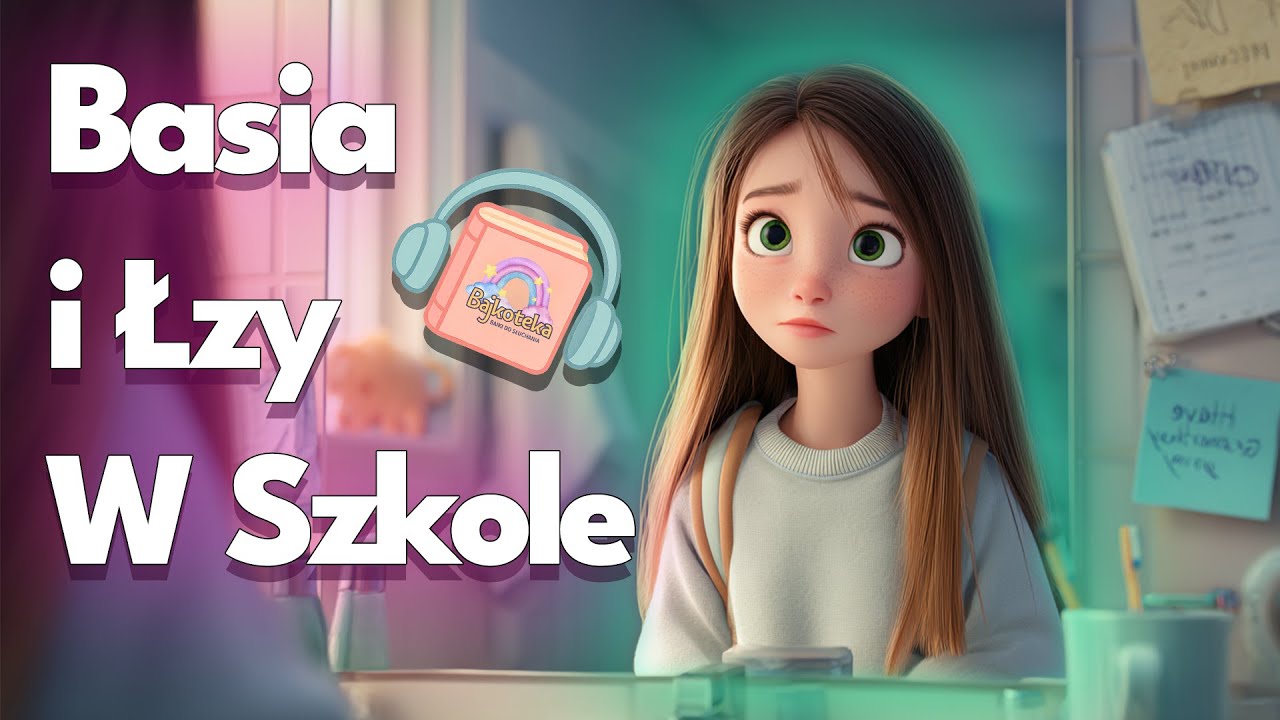 ✨Basia i Łzy w Szkole😢 | Bajka Do Słuchania Dla Dzieci | Audiobook🎧