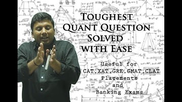 Learn to solve the Toughest Quant Question-Anil Nair