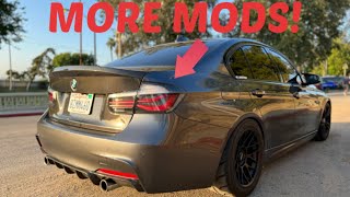Bmw F30 340I Gets More Carbon Fiber Mods? B58 Upgraded Turbo? Csl Trunk Pure800 Or Vtt Turbo