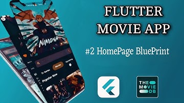 flutter movie app using tmdb api part 2 homepage of movie app outline movie app flutter 2024