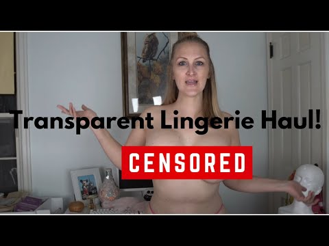 SHEER Lingerie & Micro Bikinis Try On Haul! EILD TV