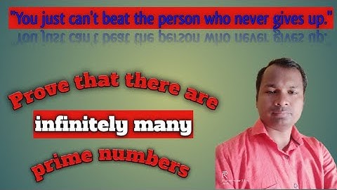 Prove that there are infinitely many prime numbers in our number system