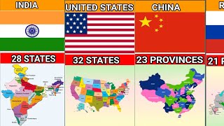 How Many States From Different Countries#countries#US#trending#viral