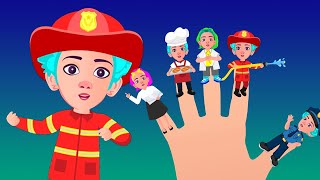 Finger Family Jobs | Kids songs & Nursery rhymes - Kuku and Cucudu - Children's music
