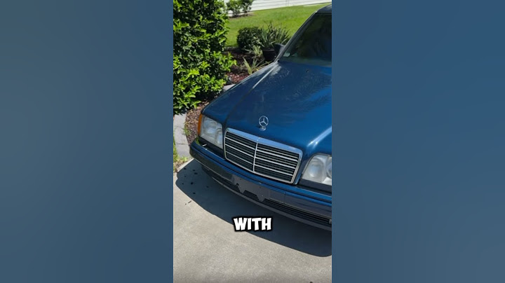 This car is truly special! #W124 #500E #classiccar