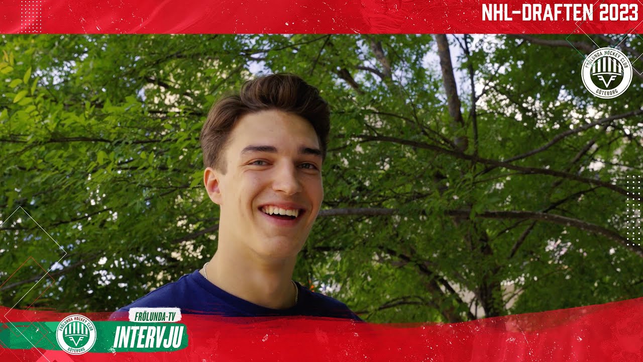 David Edstrom inför NHL-draften 2023 - YouTube