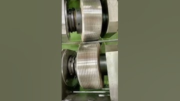 Thread Rolling - Cold Forming Process #metal #steel #machine