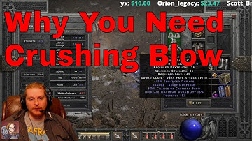 Diablo II Resurrected - Crushing Blow Effect