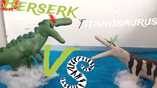 Berserk VS Titanosaurus (#DinoZilla)  | #анимация #пластилин