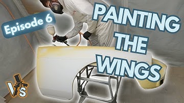 MGB GT Restoration Project - Episode 06 - Painting The Wings