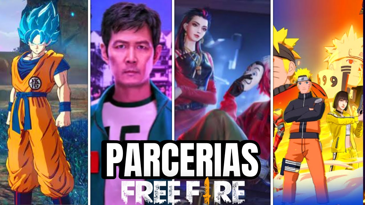 TODAS AS PARCERIAS DO FREE FIRE DESDE O INÍCIO | QUAL É A MELHOR? - YouTube