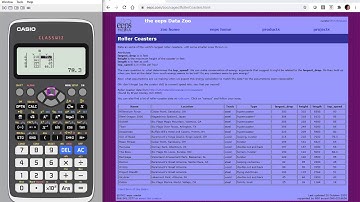 fx-991EX: Tables, Statistics, Regression and Visualization QR Code