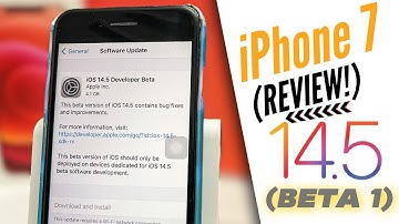 iPhone 7 (iOS 14.5 BETA 1) FULL REVIEW Should You Update ?