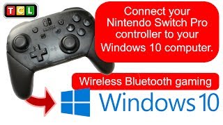 Quick video on how to connect your nintendo switch pro controller a
windows 10 desktop computer. in this i show you go into bluetooth
se...