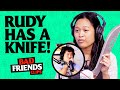 Rudy Brings A Knife To The Studio & Bobby Is Terrified  | Bad Friends Clips