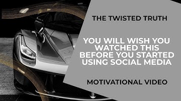 You Will Wish You Watched This Before You Started Using Social Media | The Twisted Truth #money