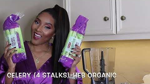 How to Make Celery Juice with a BLENDER