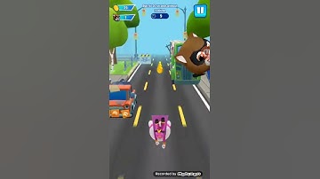 Talking Tom Hero Dash Episode 3 : Rush Hour Run for 20 seconds without crashing