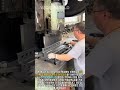 숙련된 기술자의 완벽한 가이드 레일 제작 압착 공정 #worker #process #craftsmanship #heavy duty #skills