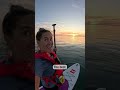 It’s summer time on Lake Huron #sunsetview #paddleboarding